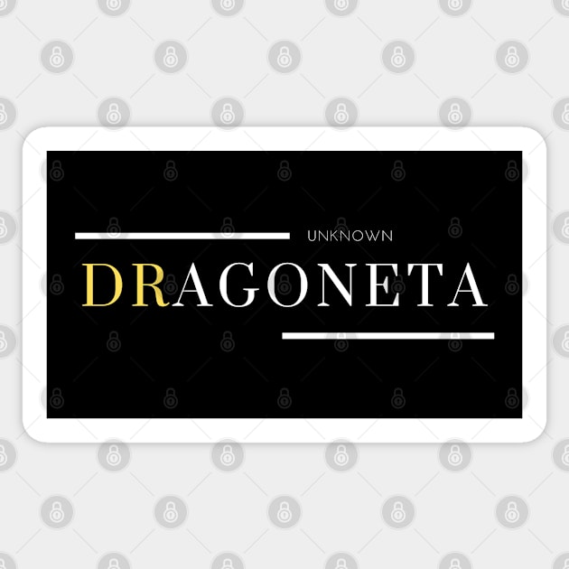 Minimalist Exotic Plant Design: Natural and Sophisticated Style - Dragoneta Sticker by UNKNOWN COMPANY